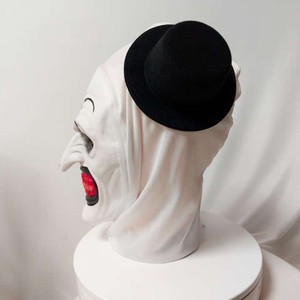 Máscara de látex de payaso blanco puro, máscara completa para la cabeza, accesorio de disfraz para cosplay, fiesta de Halloween - Product Image 4