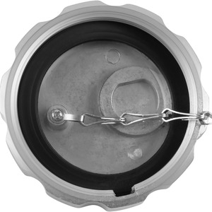 Tapa de Tanque de Combustible para Camiones V0LVO Mack, de Aluminio, 14x11.5x5.5, Solo para Diésel, con Cadena para Camión - Product Image 4