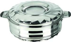 Casserole en acier inoxydable à la conception classique, best-seller, avec couvercle, diamètre 20 cm, écologique, en provenance d'Inde - Product Image 3