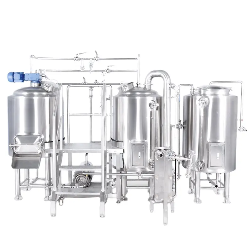 Home brew kit pilot system 100L beer brewing equipment mash system progetto chiavi in mano per la produzione di birra artigianale