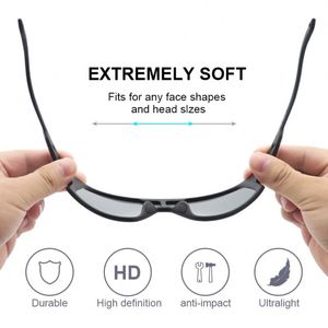 Lunettes de soleil de sport polarisées Tr90 pour le cyclisme en plein air avec logo personnalisé et protection UV400 - Product Image 4