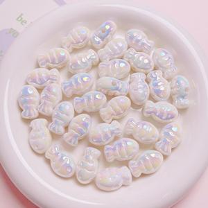 Cute Cream Jelly Beans Mini Fish Straight Hole <b>Beaded</b> DIY Bracelet Accessories Material Acrylic <b>Beads</b> - Product Image 6