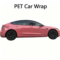 Vinilo para Envoltura de Autos Color Rojo Morganita Brillante, Libre de Burbujas, Protección de Pintura para Todo el Vehículo