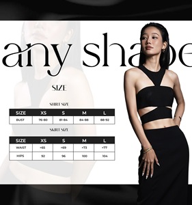 กระโปรงทรงตรงของผู้หญิงกระโปรงทรงดินสอมีรอยยับน้อยเรียบง่ายดีไซน์ใหม่ - Product Image 3