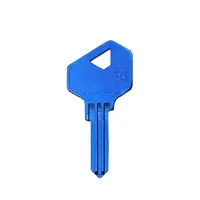כלים מסגרים משלוח מדגם בארה"ב שוק LF24 כחול צבע ריק מפתח פליז ריק מפתחות כפול