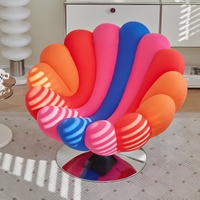 Canapé design moderne, canapé en forme d'anémone, canapé simple décontracté et confortable, canapé créatif pour salon, sièges de luxe