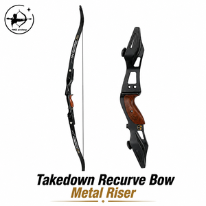 PMZ Archery - Empuñadura de Arco Recurvo de 17 Pulgadas, Sistema <span class=keywords><strong>ILF</strong></span>, Mango de Aleación Metálica, 865 g, Diseño Compacto, Estructura Estable para Entrenamiento al Aire Libre - Product Image 1