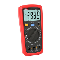 UNI-T UT39A + Multimeter Digital rentang Manual AC DC Voltmeter Ohm Cap Diode penguji hFE
