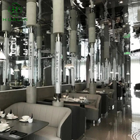 HUALIN Table à Manger en Pierre Frittée de Haute Qualité, Style Moderne, pour Restaurant, Hôtel, Café, Ensemble Table et Chaises
