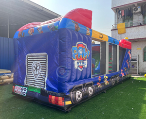 Parcours d'obstacles gonflable interactif Paws Patrols <span class=keywords><strong>Bus</strong></span> pour enfants - Product Image 1
