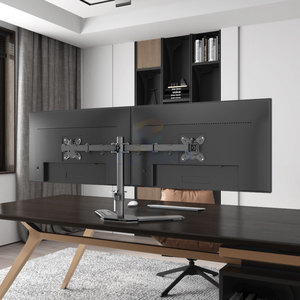 Giá đỡ màn hình kép hạng nặng, thép cán nguội, tải 10kg, xoay 360 °, giá đỡ màn hình tiết kiệm không gian với <span class=keywords><strong>VESA</strong></span> 75x75/100x100mm - Product Image 3