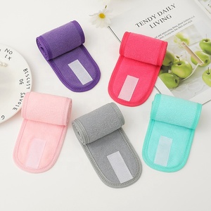 Venta al por mayor Cuidado DE LA PIEL Diadema Terry Cloth Lujo Facial Head Band Belleza Maquillaje facial Spa Diademas para mujeres - Product Image 2