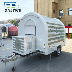 चीन अमेरिका मोबाइल फूड कार्ट रसोई अनुकूलित खाद्य ट्रक क्रेप wffle पिज्जा भोजन ट्रेलर - Product Image 3