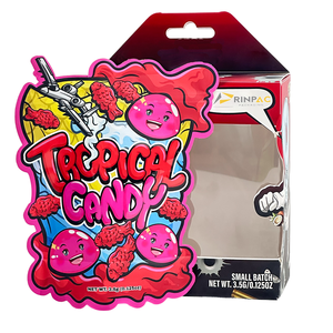 मुद्रण स्थान के अंदर कस्टम uv होलोग्राफिक 3.5 ग्राम अनाज प्रदर्शन बॉक्स अनियमित अद्वितीय 8 वें विशेष आकार की कट कैली 3.5 मायलर बैग - Product Image 1