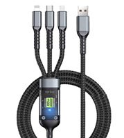 Câble plat USB-C 4.0 en gros 240 W 100 W, charge rapide, câble plat 8K pour iPhone et Android