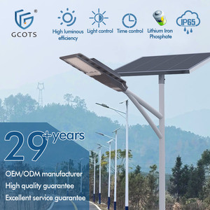 Custom High Quality Aluminum LED <b>Solar</b> Street Lights Outdoor Waterproof IP65 to 67 <b>Solar</b> <b>Power</b> Street <b>Lamp</b> for Roads, Farm - Product Image 1