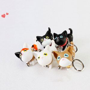 Porte-clés Chat de Simulation 3D en PVC, Pendentif Chat de Dessin Animé, Porte-bonheur pour Voiture et Sac, Cadeau pour Couple, Jouet Porte-clés Animal - Product Image 2