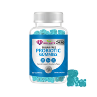 60 Gummies Probiotiques : Synergie de Souches pour Améliorer la Croissance des Cheveux et de la Peau, Propriétés Antioxydantes, Produits de Beauté Naturels à Faible Teneur en Sucre