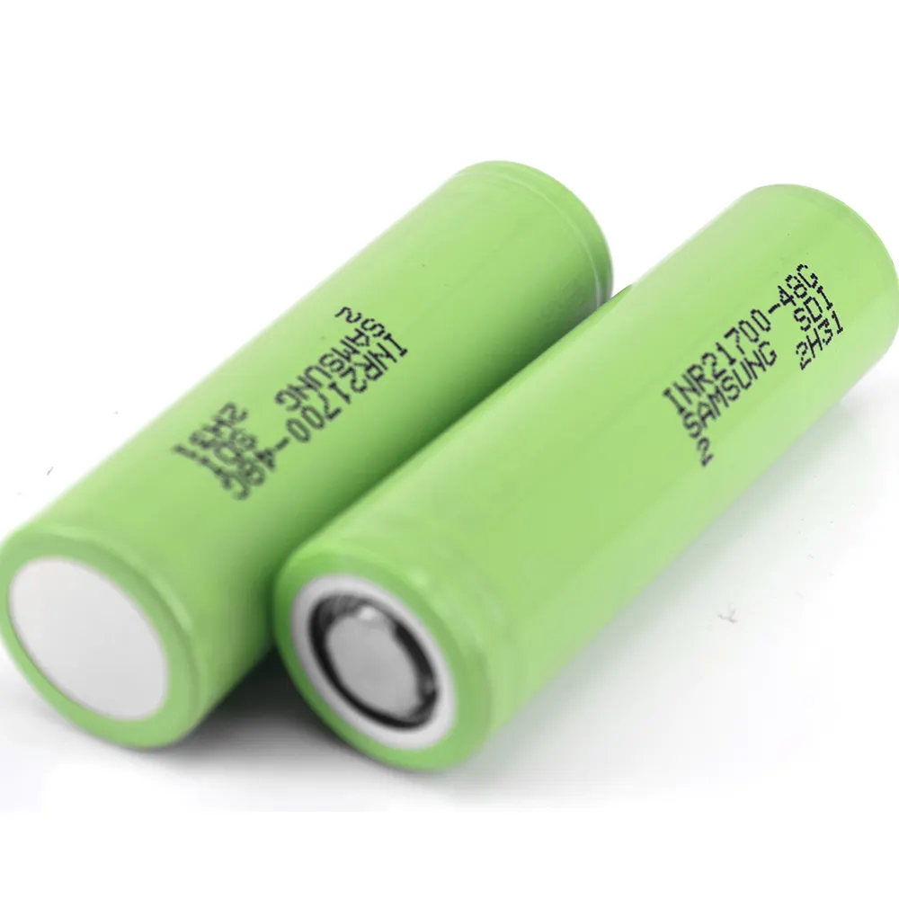 100% High Capacity Lithium Battery INR21700-48G 3.7V 4800mAh Rechargeable Battery Cylindrical For Samsung 21700