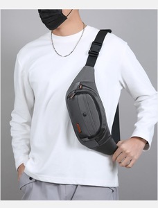 Bolsa de cintura unisex para teléfono móvil, cierre de cordón de nailon, multifunción, gran capacidad, impermeable, resistente al desgaste, para obra de construcción - Product Image 6