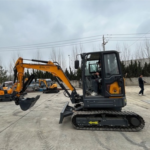 Livraison Gratuite <span class=keywords><strong>Mini</strong></span>-Excavatrice 3,5 Tonnes Moteur Kubota Vanne Multivoies Sensible à la Charge Climatisation Chenilles en Acier <span class=keywords><strong>Pince</strong></span> à Griffe - Product Image 2