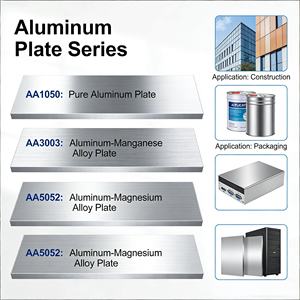 Lámina <span class=keywords><strong>de</strong></span> Aluminio Lisa 5052/5083/5056/6061/7075 H32 T6, Grado Marino ASTM B209, Placa <span class=keywords><strong>de</strong></span> Aluminio Anticorrosiva, Grosor Personalizado - Product Image 1