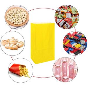 Sacs en papier écologiques durables de petite taille pour fêtes, sacs cadeaux, sacs pour collations, sandwichs, sacs de courses légers - Product Image 2