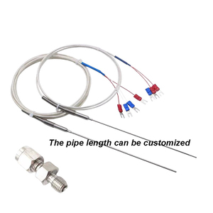 เครื่องวัดอุณหภูมิหุ้มเกราะ K-<span class=keywords><strong>Type</strong></span> WRNK-191เซ็นเซอร์วัดอุณหภูมิความต้านทานความร้อน <span class=keywords><strong>Pt100</strong></span>แบบยืดหยุ่น - Product Image 4