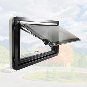 Ventana <span class=keywords><strong>Doble</strong></span> de Acrílico para Autocaravana, Marco Exterior de Aleación de Aluminio, Ventanas para Camper, Marco Interior Blanco, Ventana para <span class=keywords><strong>Caravana</strong></span> - Product Image 1