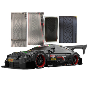 Coprivolante per Auto Fai-da-Te in Pelle Nera con Dettagli Rossi, Vari Stili, Modelli SF151/SF152/SF153/155 - Product Image 6