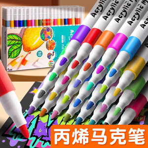 Marcadores acrílicos Truecolor, bolígrafos de dibujo opacos y superpuestos para estudiantes, suministros de arte para niños - Product Image 5