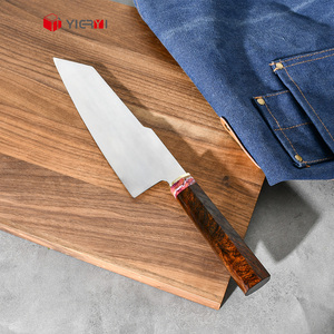 Cuchillo Japonés Kiritsuke de Cocina Extra Afilado de 8 Pulgadas, Hecho a Mano, de Acero Súper M390 con Alto Contenido de Carbono, con Mango de Madera de Serpiente - Product Image 1