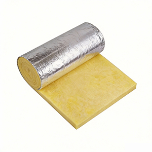 Papier d'aluminium 50 mm d'épaisseur, laine de verre, matériaux d'isolation thermique pour la toiture, insonorisation, matériaux de construction - Product Image 4