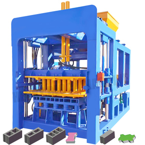 Qt10-15 Fully Automatic <strong>Concrete</strong> Cement Pavement <strong>Block</strong> Making Machine on <strong>Sale</strong> - Product Image 1