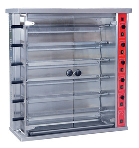 Macchina per <span class=keywords><strong>girarrosto</strong></span> di pollo in acciaio inossidabile <span class=keywords><strong>ristorante</strong></span> commerciale 6 Grill macchina per <span class=keywords><strong>girarrosto</strong></span> di pollo attrezzatura da cucina a gas - Product Image 3