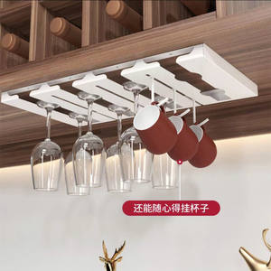 2022 sul nuovo armadio da cucina sotto il supporto per calice in vetro nero in acciaio inossidabile - Product Image 3