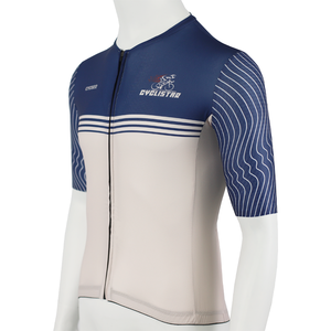 Venta al por mayor <span class=keywords><strong>de</strong></span> secado rápido transpirable sin costuras <span class=keywords><strong>diseño</strong></span> personalizado hombres <span class=keywords><strong>ciclismo</strong></span> Jersey - Product Image 2
