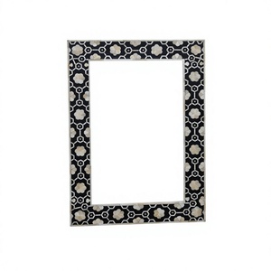 BS INTERNATIONAL Modern Handmade Customized Bone Inlay Framed Eco-Friendly Illuminated Design Decorative Wall <b>Mirror</b> Chinese New - Product Image 6