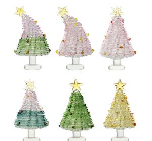 Creative Christmas <b>Tree</b> <b>Crystal</b> Crafts Colorful Crooked Christmas <b>Tree</b> Desktop Ornaments New Year Christmas Decoration Gifts - Product Image 1