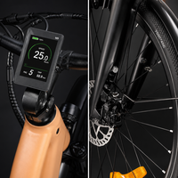 Vélo électrique Odi Plate équipé d'un moteur sans balais haute vitesse de 48V 350W, conçu avec précision, qualité garantie pour vélo de trekking, vélo Tsunami