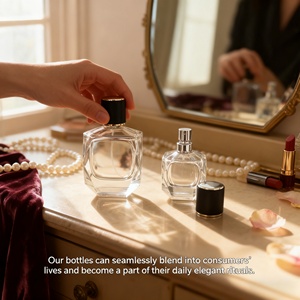 Wholesale 30ml 100ml Perfume Bottle Premium Clear Glass Home <strong>Car</strong> Fragrance Personal Care Custom Logo Reed <strong>Diffuser</strong> Pump Sprayer - Product Image 5