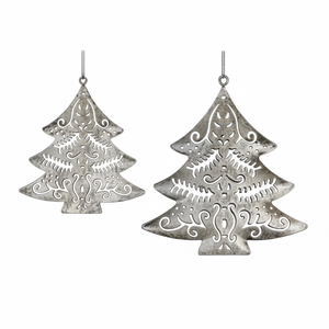 Árbol Colgante de Metal Hecho a Mano, Adorno Navideño, Accesorios Decorativos para Árbol de Vacaciones, Decoración Festiva PARA EL Hogar - Product Image 1