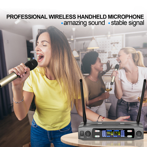 Micrófono Inalámbrico Portátil Profesional DX2, Micrófono de Condensador Cardioide de Metal para Karaoke, Canto y Voz - Product Image 6