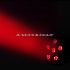 Baosun ánh sáng sân khấu 6pcs <span class=keywords><strong>LED</strong></span> uplight mệnh ánh sáng cho DJ Disco - Product Image 4