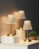Lampe de table sans fil rechargeable, lampe à piles, 3 modes de couleur et variateur d'intensité progressif, lampe tactile LED