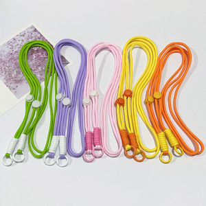 Popular Adjustable Crossbody Phone Strap Plush Phone Back Clip Lanyard Phone Hanging Strap-Nylon Unisex
