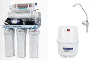 ماكينة المياه النقية المنزلية من 6 مراحل بالتناضح العكسي لمياه الشرب المباشرة