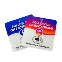 Plaques acryliques personnalisées avec code QR varié, autocollantes, pour réseaux sociaux, NFC, Google Review, carte Facebook, décorations professionnelles