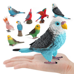 Estatuilla de pájaro simulado, modelo estático, guacamayo, periquito, cacatúa, decoración divertida, adorno - Product Image 3