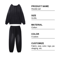Ensemble de sweat-shirts pour hommes, fabricant de vêtements pour hommes, sweat-shirts en coton, ensembles de pantalons de survêtement, jogging pour hommes, survêtement uni, sweat-shirts, survêtements